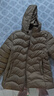 冬季短款羽絨棉服輕薄新款洋氣媽媽女士棉衣修身大碼保暖棉襖外套 卡其色 XL 90-108斤 曬單實(shí)拍圖