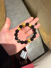 武當山黑夜靈動(dòng)黑金曜石手串情人節禮物生日禮物甄選款黑曜手鏈新年禮物 曬單實(shí)拍圖