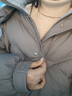 鴨鴨（YAYA）鞠婧祎同款羽絨服女短款2025秋冬新款韓版時(shí)尚加厚保暖顯瘦外套XH 灰色 M （160） 曬單實(shí)拍圖