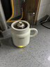 JIEXG養生壺 熱牛奶杯 養生杯 煮茶花茶銀耳靜音 熱牛奶神器燒水壺辦公室燒水杯 熱奶杯 0.8L 【帶濾網(wǎng)】多功能燉煮 曬單實(shí)拍圖