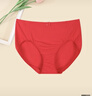 仕樂(lè )夏季高腰加肥棉質(zhì)內褲透氣底襠短褲頭薄女式內褲蝴蝶結大紅本命年 大紅 1條 XL 曬單實(shí)拍圖
