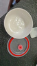 帶蓋泡面碗陶瓷保鮮碗 學(xué)生微波爐專(zhuān)用沙拉碗卡通泡面碗 保鮮碗6寸（花色隨機） 曬單實(shí)拍圖
