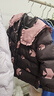 巴厘小豬女童羽絨服外套冬季保暖白鴨絨外出服兒童加絨三防衣服女寶寶冬裝 風(fēng)箏 90 曬單實(shí)拍圖