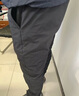 鴨鴨（YAYA）男士羽絨褲直筒加厚松緊腰彈力保暖中青年冬季新年防寒休閑褲子 黑色 XL 180（建議130-150斤） 曬單實(shí)拍圖