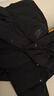 茵寶（Umbro）官方連帽羽絨服鴨絨中長(cháng)款男款戶(hù)外冬季加厚保暖外套男 凝眸黑 L 充絨量：195 曬單實(shí)拍圖