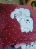 浪莎（LangSha）牛奶絨抱枕被子兩用蓋毯二合一辦公室午睡毯子加厚加絨車(chē)載枕頭被 西高地波點(diǎn)粉【高克重牛奶絨 便攜手提設計】 抱枕40x40cm打開(kāi)被子100x145cm 曬單實(shí)拍圖