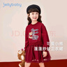 JELLYBABY【小熊拼接網(wǎng)紗】高級秋款新品中大童衛衣裙女童連衣裙洋氣洋氣 曬單實(shí)拍圖