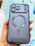 爵士駝【自帶鏡頭膜】適用iphone17promax手機殼蘋(píng)果17pro保護套超薄防摔磁吸鎏金電鍍硅膠軟殼鏡頭全包 殼膜套裝【深藍色】magsafe磁吸丨帶防塵網(wǎng) iphone 17 Pro Max 曬單實(shí)拍圖