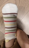 貝比嬰兒襪子秋冬款純棉a類(lèi)兒童中筒襪無(wú)骨冬季新生幼兒不勒腿寶寶襪 曬單實(shí)拍圖