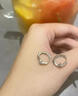 蔓笙純999足銀耳環(huán)男士耳釘星星耳圈不易過(guò)敏養耳洞個(gè)性痞帥潮男耳飾 S999足銀耳環(huán)【單只】 曬單實(shí)拍圖
