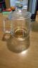 帶蓋泡茶杯加厚耐高溫大容量玻璃把杯待客家用喝茶水杯 加厚玻璃泡茶杯350ml 曬單實(shí)拍圖