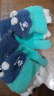 卡爾美（KELME）兒童手套3-6-12歲冬季寶寶半指保暖男童女孩翻蓋小學(xué)生寫(xiě)字手套 曬單實(shí)拍圖