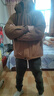 JEEP吉普羽絨服男冬季短款連帽保暖外套男士休閑夾克衣服男裝 棕色 XL 曬單實(shí)拍圖