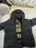 高梵黑金鵝絨服【雷總同款】機能4.0五格男女同款羽絨服 高定騎士黑 M 曬單實(shí)拍圖