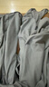 京舒棉京東自有品牌棉·嘟嘟棉新款磨毛男長(cháng)袖睡衣家居服 灰色 3XL 曬單實(shí)拍圖