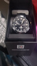 天梭（TISSOT）【二手99新】天梭(TISSOT) 海星系列 瑞士手表自動(dòng)機械石英男士腕表 時(shí)尚運動(dòng)潛水防水夜光顯示奢侈品 禮盒裝 43黑盤(pán)膠帶 T120.407.37.051.00 曬單實(shí)拍圖