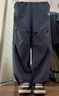 阿迪達斯（adidas）三葉草男子加絨梭織寬松闊腿運動(dòng)休閑傘兵褲IA7504 IA7504 L 曬單實(shí)拍圖