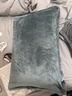 南極人（Nanjiren） 枕頭套裝睡眠深度枕芯牛奶絨枕頭套酒店整頭纖維枕一對宿舍男單 英倫灰【牛奶絨加絨枕套】-BLMR 單只裝【枕頭+枕套】 曬單實(shí)拍圖