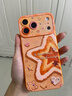 素洛適用新款蘋(píng)果17promax手機殼Air小清新油畫(huà)星星iPhone16pro創(chuàng  )意簡(jiǎn)約多巴胺15大視窗女12硅膠保護套 橙-油畫(huà)星星橙 iPhone 17 Pro Max 曬單實(shí)拍圖