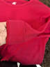 浪莎大紅秋衣男本命年上衣單件內衣薄款純棉馬年冬季保暖全棉高端打底 【大紅上衣】·100%純棉鴻運 L (170) 曬單實(shí)拍圖