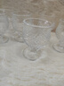 爾山集白酒杯6只套裝創(chuàng  )意復古高腳刻花玻璃杯家用一兩迷你小酒杯一口杯 【6只裝】蝴蝶刻花玻璃酒杯 曬單實(shí)拍圖