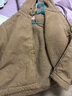 馬登工裝美式復古J141連帽夾克男加絨保暖棉衣秋冬防風(fēng)男士棉服外套 卡其色 【棉襖男/衣服冬季/男外套冬季保暖/防寒服】 L 曬單實(shí)拍圖