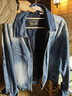 Levi's李維斯25年秋冬新款男士美式復古水洗做舊休閑牛仔夾克外套 深藍 M 尺碼偏大 曬單實(shí)拍圖