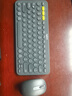 羅技（Logitech）時(shí)尚系列K380無(wú)線(xiàn)藍牙鍵盤(pán) 多設備切換靜音辦公筆記本平板ipad電腦mac鍵盤(pán) 【K380灰+M196黑】套裝-送鍵盤(pán)包+大桌墊 曬單實(shí)拍圖