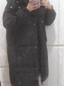 雪中飛服飾五折【大被子羽絨服】新款長(cháng)款經(jīng)典廓形風(fēng)衣類(lèi)型連帽羽絨服 黑色|8056 S /160/84A 曬單實(shí)拍圖