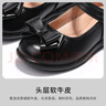 奧康童鞋女童小黑皮鞋春秋季新款黑色真皮軟底英倫風(fēng)兒童公主演出鞋子 曬單實(shí)拍圖
