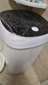 小鴨4.5公斤小型半自動(dòng)單桶迷你洗衣機 嬰兒寶寶洗衣機小型 家用宿舍小洗衣機WPS4568L 黑色 曬單實(shí)拍圖