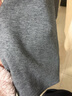 香影【加絨抗起球】直筒闊腿褲女高腰2025秋冬新款長(cháng)褲寬松糯米褲 灰色 S 曬單實(shí)拍圖