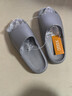 XGGC特大碼厚底踩屎感拖鞋男士4647夏季eva軟底室內防滑5051灰色44-45 曬單實(shí)拍圖