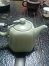 茶壺哥窯功夫茶具茶壺蓋碗哥瓷套裝大濾家用開(kāi)片可 哥窯四方壺 曬單實(shí)拍圖