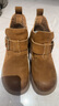 百思圖2025冬季商場(chǎng)新款牛皮擦色馬丁靴大黃靴休閑女短靴S2263DD5 駝色 35 曬單實(shí)拍圖