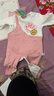 多嘻?？▼雰捍貉b連體衣新生兒衣服男女童四季長(cháng)袖哈衣 粉笑臉hi 73  曬單實(shí)拍圖