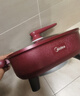 美的（Midea）電火鍋 電炒鍋 電煮鍋 電鍋一體多功能鍋 家用6.5L大容量多用途鍋烤肉涮火鍋鍋具火鍋專(zhuān)用鍋 6.5L 【1800W猛火速沸】HGE3030T03 曬單實(shí)拍圖