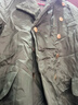 龍偉聯(lián)合軍棉大衣男冬季加厚長(cháng)款過(guò)膝軍綠勞保東北防寒保暖保安防水棉大衣 曬單實(shí)拍圖