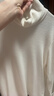 優(yōu)衣庫女裝HEATTECH搖粒絨兩翻領(lǐng)套頭衫/長(cháng)袖479608 01 乳白色 L /160/88A 曬單實(shí)拍圖
