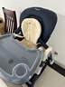 POUCH寶寶餐椅多功能可折疊家用座椅兒童吃飯餐桌坐椅嬰兒可坐餐桌椅 2025新款升級餐盤(pán)plus藏青依戀+棉墊 曬單實(shí)拍圖