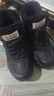 啄木鳥(niǎo)歐洲站真皮老爹鞋女2025新款秋冬小個(gè)子厚底內增高運動(dòng)女鞋春加絨 黑色高幫 加絨加厚 35 曬單實(shí)拍圖