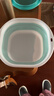 樂(lè )活旅行折疊盆洗衣洗臉臉盆可壓縮學(xué)生成人宿舍住院便攜用品水盆必備神器 曬單實(shí)拍圖