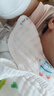 bledilait嬰兒口水巾8層純棉新生兒童圍嘴圍脖紗布巾寶寶360度旋轉吸水飯兜 曬單實(shí)拍圖
