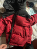 嘟嘟家兒童羽絨服冬季新年寶寶唐裝羽絨衣男童冬裝上衣拜年服冬 紅色120 曬單實(shí)拍圖
