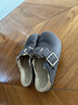 BIRKENSTOCK勃肯德國進(jìn)口男款牛皮革Boston shearling毛毛拖鞋 棕色常規版1023325 41  （偏小，建議大一碼） 曬單實(shí)拍圖