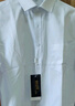 羅蒙（ROMON）襯衫男長(cháng)袖純色商務(wù)職業(yè)正裝男士襯衣工裝男G80 白色42 曬單實(shí)拍圖