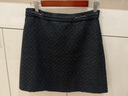 PORTS女裝秋冬新款精美扣飾花呢半裙 黑色 6 曬單實(shí)拍圖