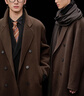 伯爵卓爾山羊絨羊毛混紡中長(cháng)款雙面呢大衣男士2025秋冬裝新款外套 P541523 巧克力軟糖 【常規版-無(wú)內膽】 XL (180) 曬單實(shí)拍圖