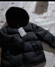 保姆鵝 兒童羽絨服寶寶短款加厚白鴨絨外套男童女童保暖防風(fēng)冬[NG2637] 海軍藍 100 曬單實(shí)拍圖