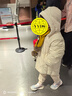 雪中飛（SNOWFLYING）【集合】?jì)和鸾q服男女童冬季新款加厚保暖純色中大童面包服外套 淺米色（5678） 140 曬單實(shí)拍圖